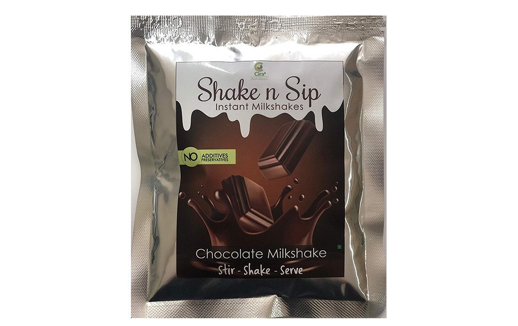 Cira Shake n Sip Chocolate Milkshake   Pack  75 grams